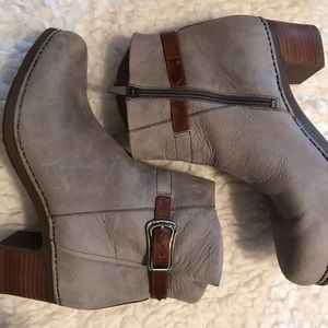 Dansko grey leather boots 41